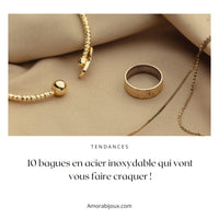 Les 10 Meilleures Bagues en Acier Inoxydable pour Tous les Style - Amora Bijoux