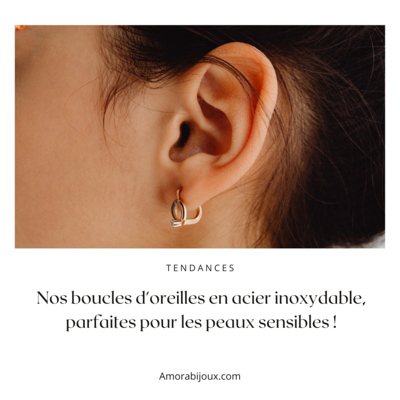 Les Meilleures Boucles d'Oreilles en Acier Inoxydable pour Peaux Sensible