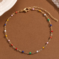 Bracelet cheville <br> Multicolores bohèmes | Amora Bijoux