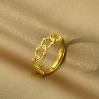 Bague Acier Inoxydable <br> Liens cubain - Amora Bijoux