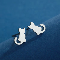 Boucles d'oreilles Chaton