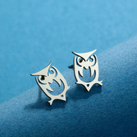 Boucle d'oreille Enfant <br> Hibou - Amora Bijoux