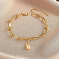 Bracelet Acier Inoxydable <br> Cadenas - Amora Bijoux