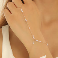 Bracelet bague <br> Petites perles - Amora Bijoux