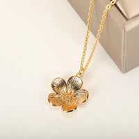 Collier Acier Inoxydable <br> Fleur - Amora Bijoux