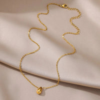 Collier Acier Inoxydable <br> Larme brillante - Amora Bijoux