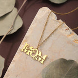 Collier Acier Inoxydable <br> Love You Mom - Amora Bijoux